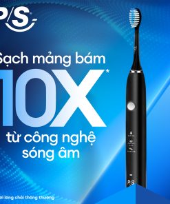 Bàn Chải Điện P/S Sạch Sâu, Công Nghệ Sóng Âm S100 Màu đen