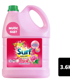 Nước giặt Surf Hương cỏ hoa diệu kỳ can 3.6 kg