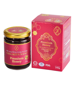Mật ong đông trùng hạ thảo Collagen nano 240gr