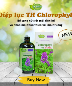 TH-Chlorophyll UIE PLUS bổ sung diệp lục, hỗ trợ miễn dịch và chống oxy hóa 500ml