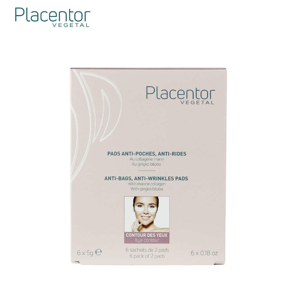 Mặt nạ Mắt Placentor Anti- Pouch, Anti Wrinkle Pads – Giảm nếp nhăn, bọng mắt (6x5g)