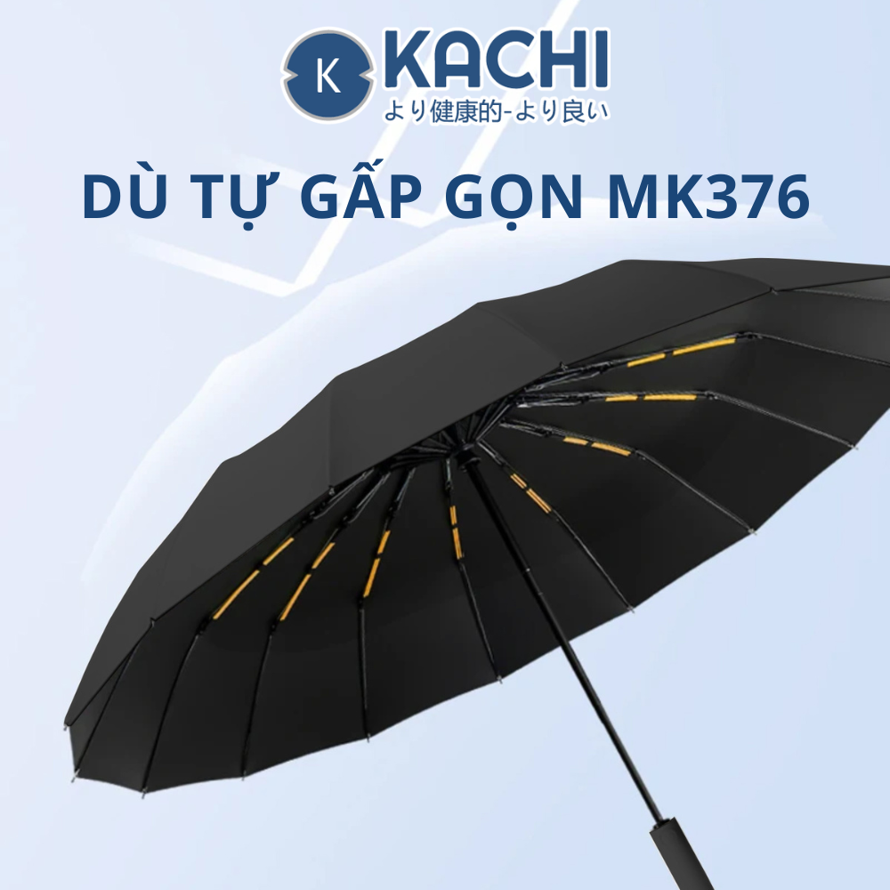 Dù tự động gấp gọn Kachi MK376 (24 nan rộng 110cm, chống UV)