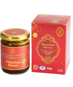 Mật ong đông trùng hạ thảo Curcumin Nano (Hũ 240g)