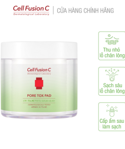 Pore Tox Pad – Cotton pad làm sạch, se khít chân lông hộp 60 miếng