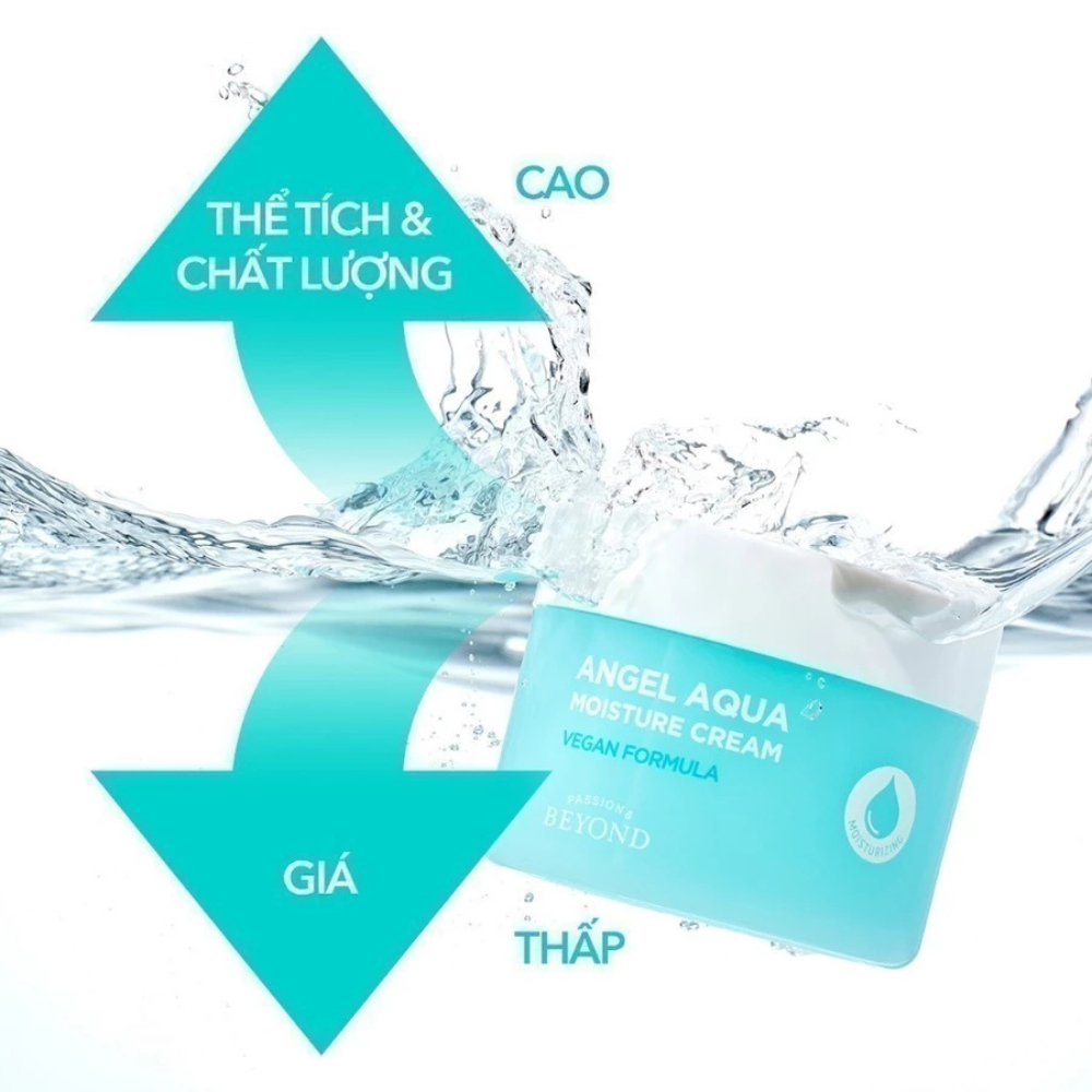 Kem dưỡng ẩm dịu da Thuần chay BEYOND Angel Aqua Moisture Cream 150ml (BEYOND ANGEL AQUA MOISTURE CREAM)
