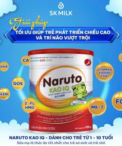 Naruto Kao IQ – Dinh dưỡng cho trẻ 1-10 tuổi, hỗ trợ miễn dịch, phát triển chiều cao & trí não 850g