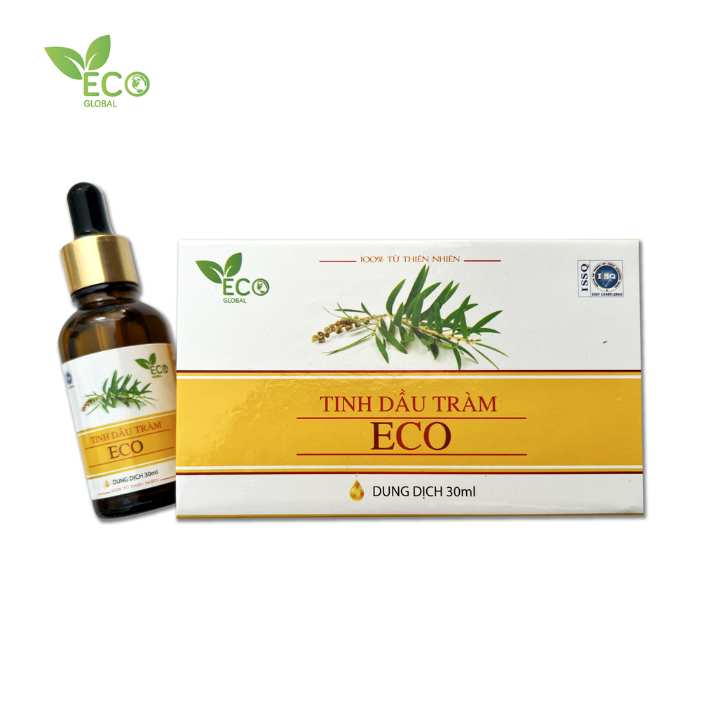 Tinh dầu tràm tự nhiên ECO – Hỗ trợ giảm ho, cảm cúm, sổ mũi, cảm lạnh (Lọ 30ml)