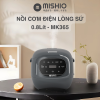 Nồi cơm điện lòng sứ dưỡng sinh Mishio MK365 (0.8L)