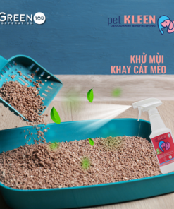 Bộ vi sinh khử mùi thú cưng Pet Kleen (1 chai 500ml + 1 ống 5ml)