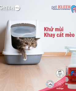 Bộ vi sinh khử mùi thú cưng Pet Kleen (1 chai 500ml + 1 ống 5ml)