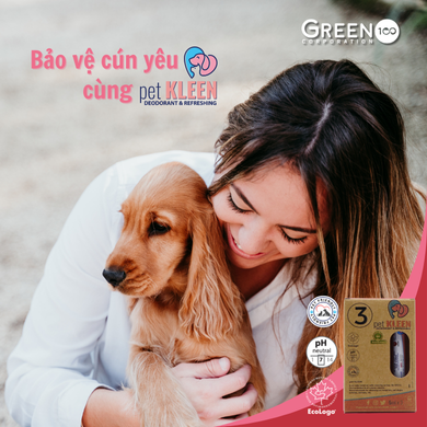 Hộp vi sinh khử mùi thú cưng Pet Kleen (3 ống 5ml)