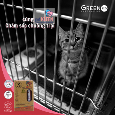 Hộp vi sinh khử mùi thú cưng Pet Kleen (3 ống 5ml)