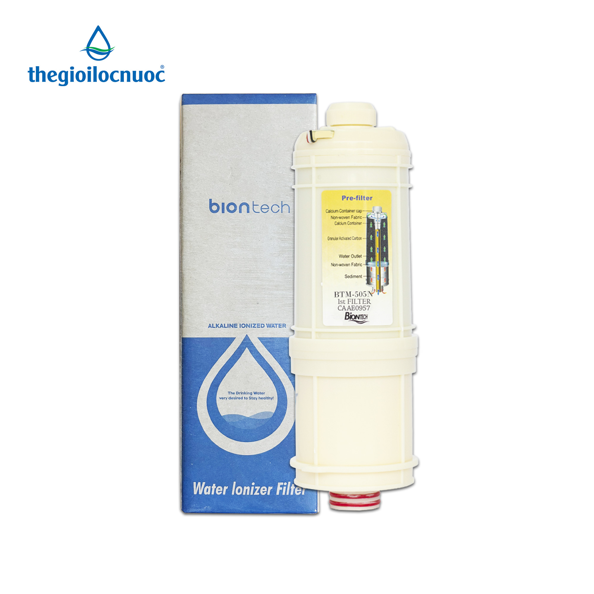 Lõi lọc Carbon máy BTM-105D/DN/503/505N (Lõi số 1), model: F-BF106-CB