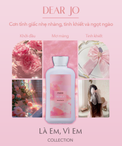 Sữa tắm dưỡng ẩm nước hoa Mine Dear Jo 470g