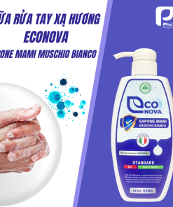 Sữa rửa tay xạ hương Econova (Chai 550g)
