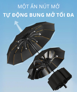 Dù tự động gấp gọn Kachi MK376 (24 nan rộng 110cm, chống UV)