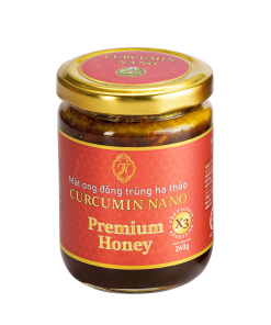 Mật ong đông trùng hạ thảo Curcumin Nano (Hũ 240g)