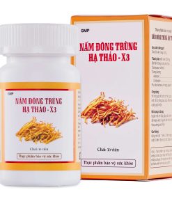 Thực phẩm bảo vệ sức khỏe nấm đông trùng hạ thảo – x3