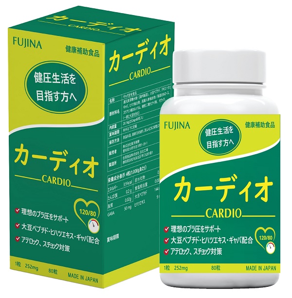 Viên uống hỗ trợ ổn định huyết áp Cardio Fujina (Hộp 80 viên)