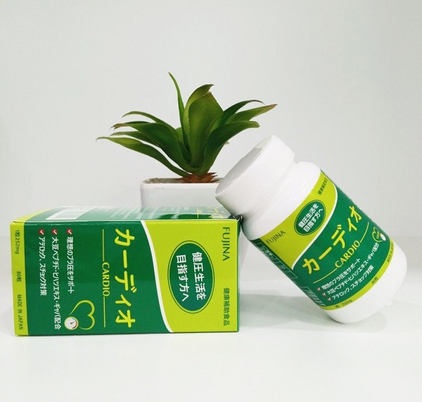 Viên uống hỗ trợ ổn định huyết áp Cardio Fujina (Hộp 80 viên)