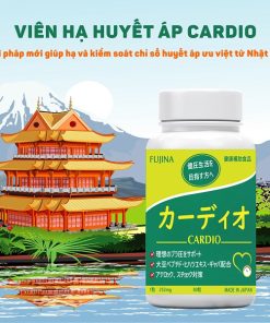 Viên uống hỗ trợ ổn định huyết áp Cardio Fujina (Hộp 80 viên)