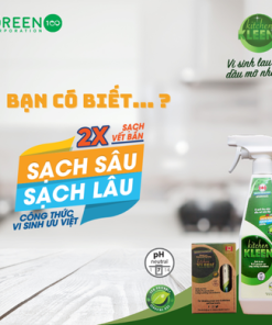 Bộ vi sinh lau chùi dầu mỡ Kitchen Kleen (01 Chai 500ml + 03 ống 5ml)