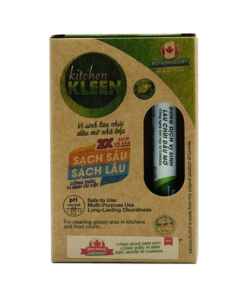 Hộp vi sinh lau chùi dầu mỡ Kitchen Kleen (03 ống 5ml)