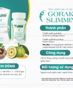 Viên uống hỗ trợ giảm cân Goraka Slimming (60 viên)