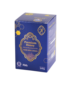 Mật ong đông trùng hạ thảo nhân sâm Canada (Hũ 240g)
