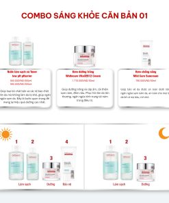 Combo chăm da sáng khỏe căn bản 1
