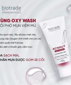 Gel rửa mặt Acnaut Oxy Wash Cleansing Gel 50ml
