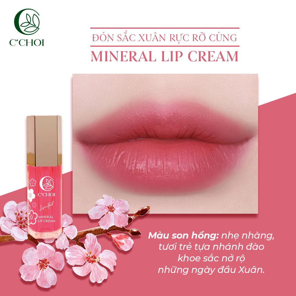 Son kem khoáng (phiên bản giới hạn) – Mineral Lip Cream – Limited 2024