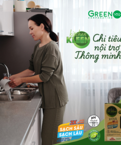 Hộp vi sinh lau chùi dầu mỡ Kitchen Kleen (03 ống 5ml)