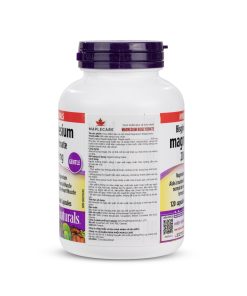 Thực phẩm bảo vệ sức khoẻ Magnesium Bisglycinate 200 mg WEBBER NATURALS (Lọ 120 viên)