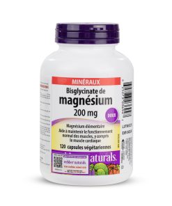 Thực phẩm bảo vệ sức khoẻ Magnesium Bisglycinate 200 mg WEBBER NATURALS (Lọ 120 viên)