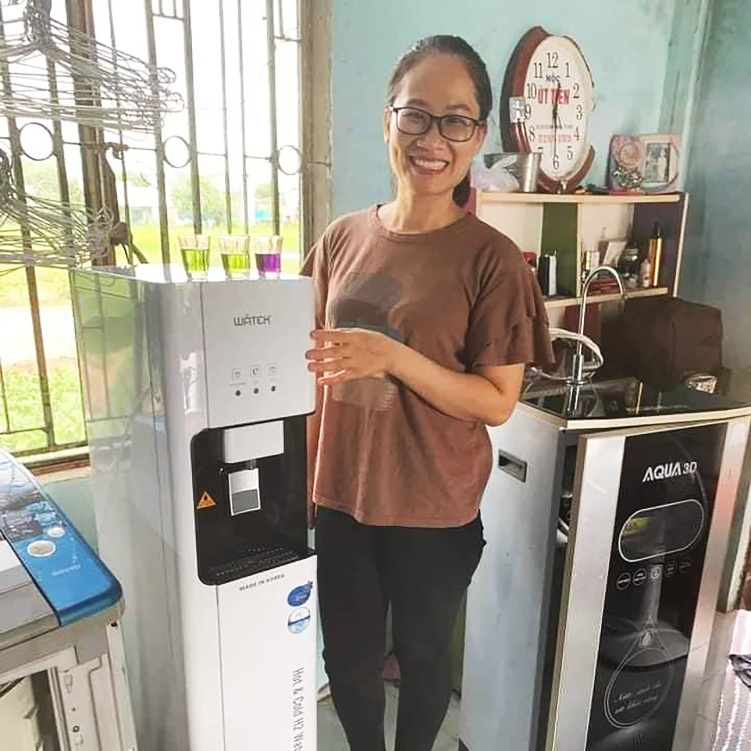 Máy lọc nước nóng lạnh RO Watek, model: WT-030S-RO