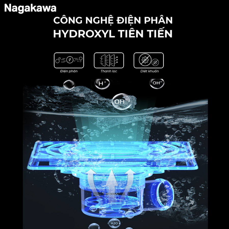 Máy khử khuẩn thực phẩm Nagakawa NAG3906