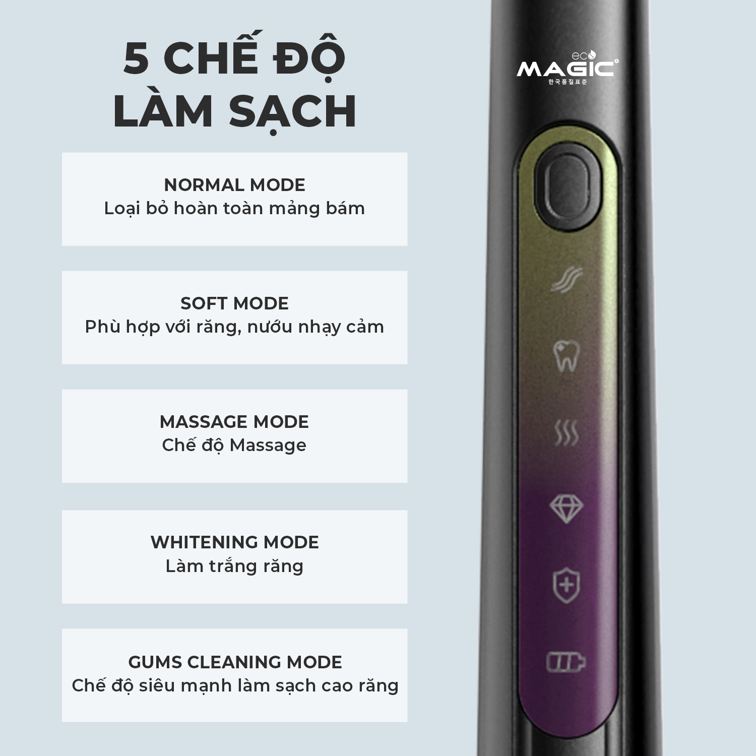 Combo chăm sóc răng miệng màu đen