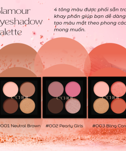 Phấn Mắt Trang Điểm C’Choi – Glamour Eyeshadow Palette