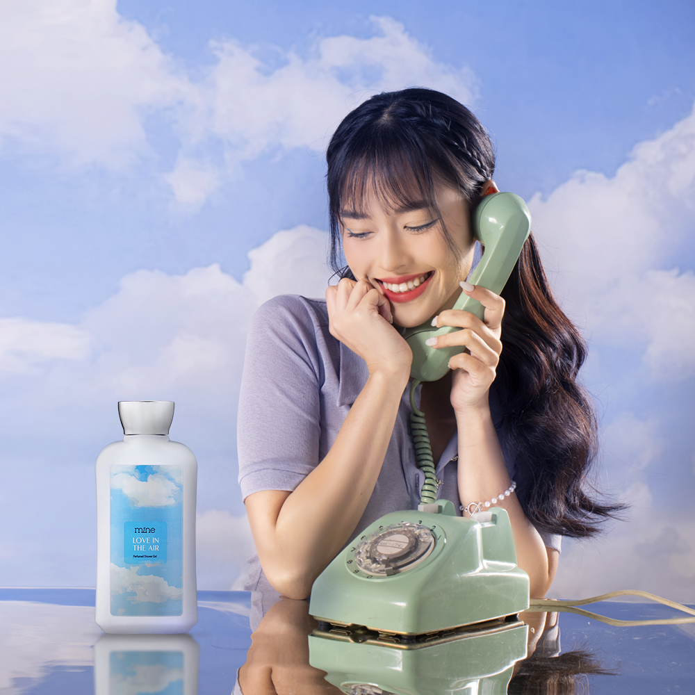 Sữa tắm dưỡng ẩm nước hoa Mine Love In The Air 470g