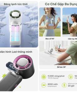 Quạt cầm tay băng lạnh InnoFans Ice