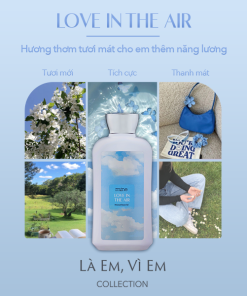 Sữa tắm dưỡng ẩm nước hoa Mine Love In The Air 470g