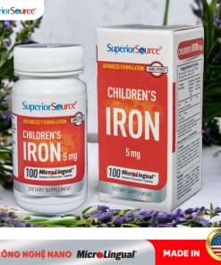 Viên ngậm Nano Children’s Iron (5mg) – Bổ sung sắt, ngừa thiếu máu do thiếu sắt