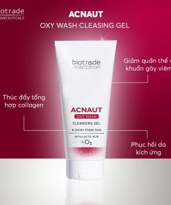 Gel rửa mặt Acnaut Oxy Wash Cleansing Gel 50ml