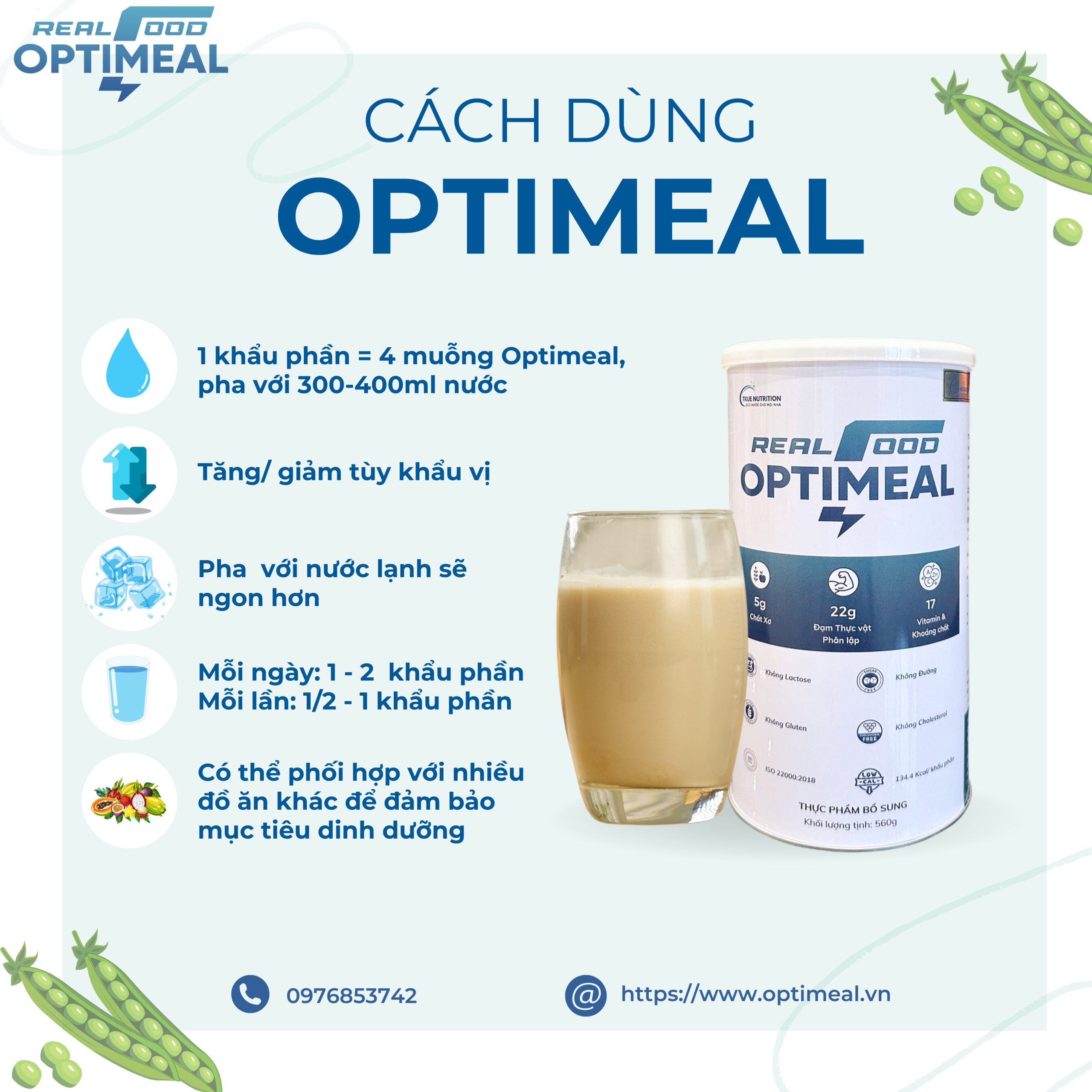 Thực phẩm bổ sung dinh dưỡng Optimeal