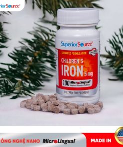 Viên ngậm Nano Children’s Iron (5mg) – Bổ sung sắt, ngừa thiếu máu do thiếu sắt
