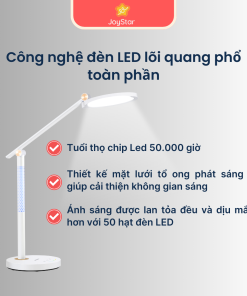 Đèn bàn LED bảo vệ thị lực JoyStar E10 màu trắng (White)