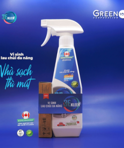 Bộ vi sinh lau chùi đa năng 3E Kleen (01 chai 500ml + 03 ống 5ml)