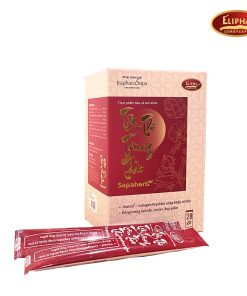 Collagen Tây Thi Trùng Thảo Sapaherb hỗ trợ làm đẹp da 28gói