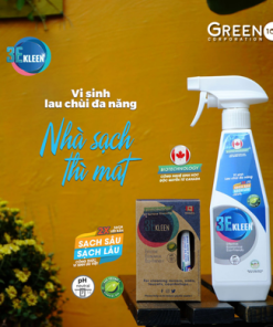 Bộ vi sinh lau chùi đa năng 3E Kleen (01 chai 500ml + 03 ống 5ml)